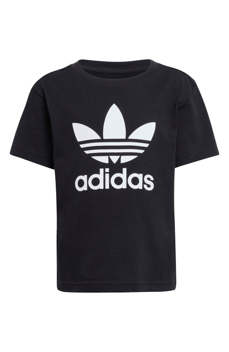 adidas Originals Kids' Adicolor Trefoil T-Shirt & Shorts Set, Alternate, color, 