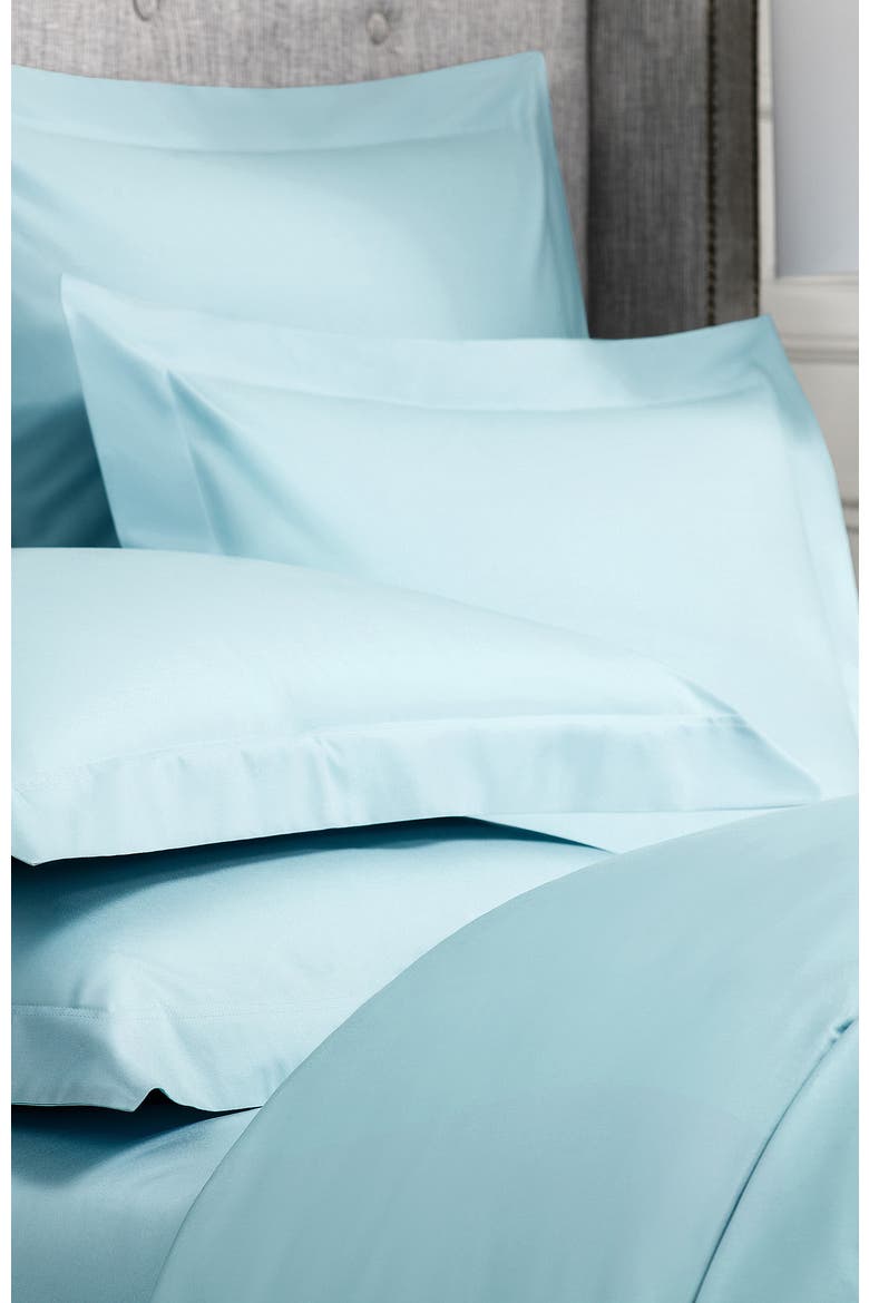 Royal Duvet Cover, Alternate, color, Sky Blue