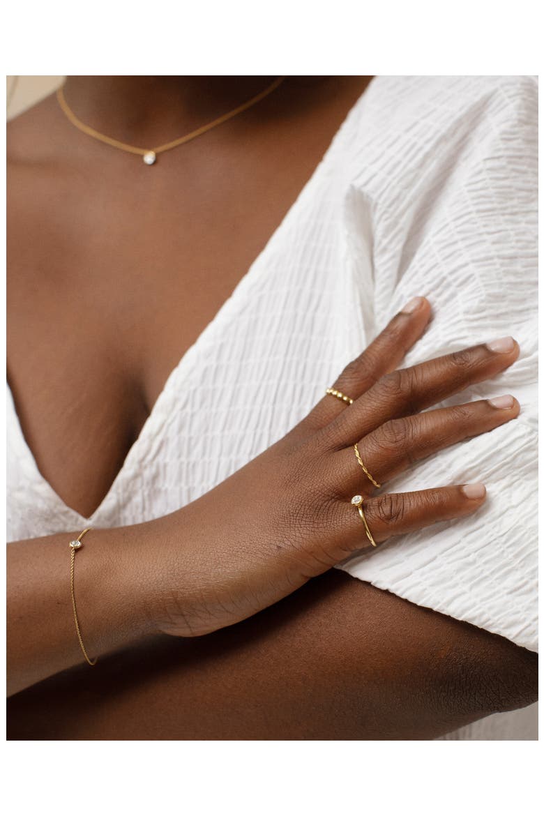 Essential Diamond Bracelet, Alternate, color, GOLD