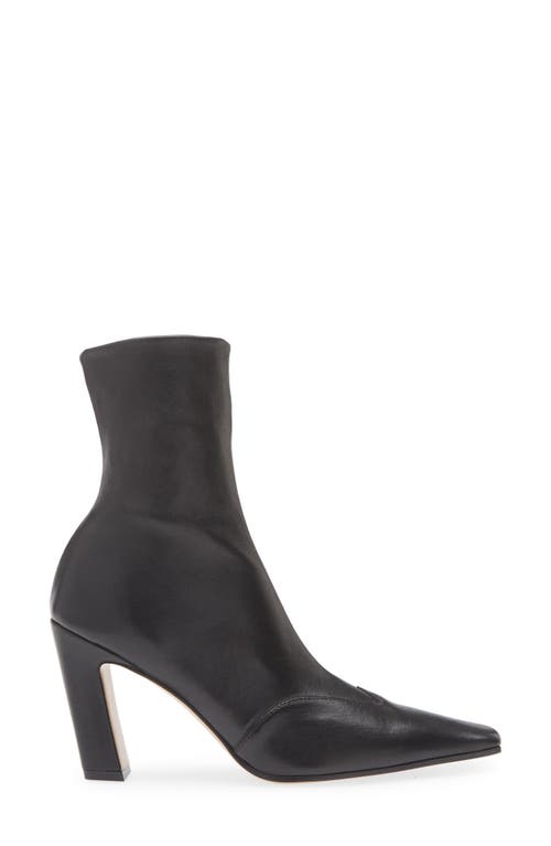 Khaite Dallas Leather Ankle Boots In Black