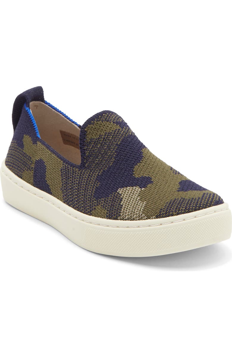 Rothy's Kids' Slip-On Sneaker, Main, color, Spruce Camo