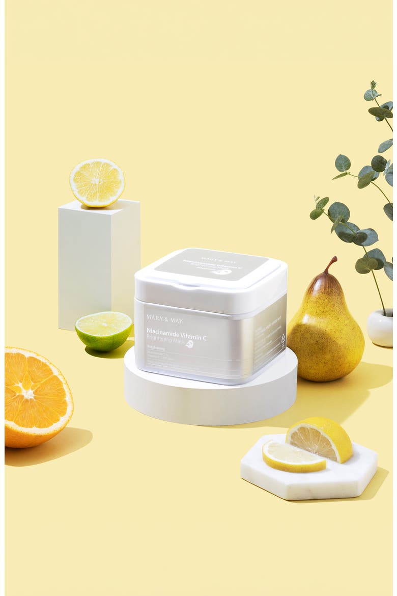 Niacinamide Vitamin C Brightening Mask, Alternate, color, NO COLOR