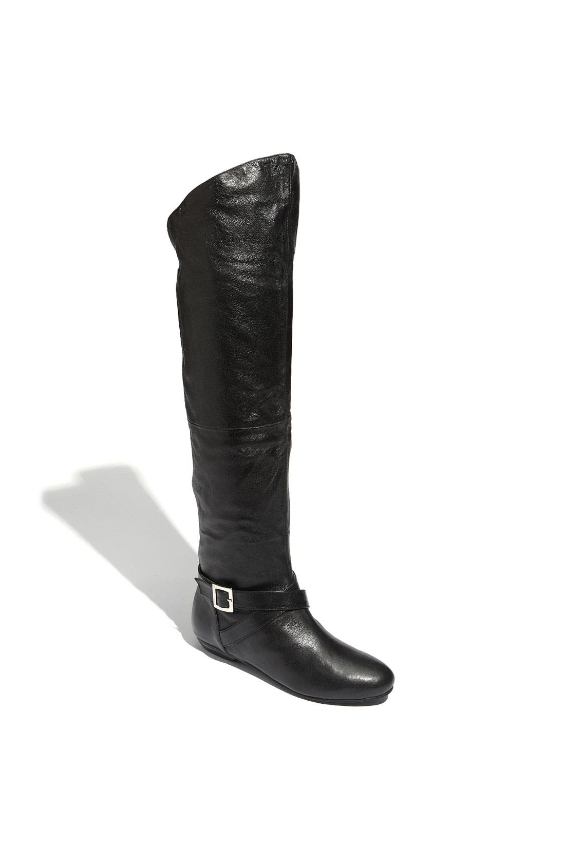 'Nostalgia' Over the Knee Boot, Main, color, BLACK