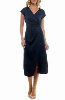 Nicole Miller Surplice V-Neck Dress