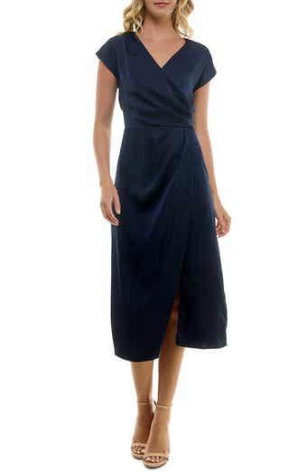 Nicole Miller Surplice V-Neck Dress