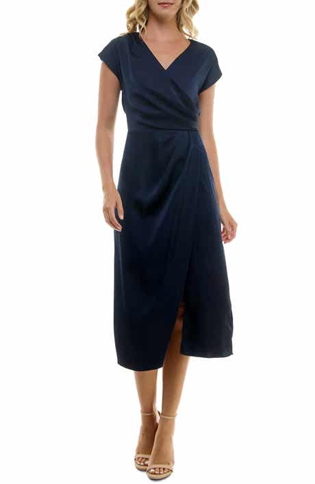 Nicole Miller Surplice V-Neck Dress