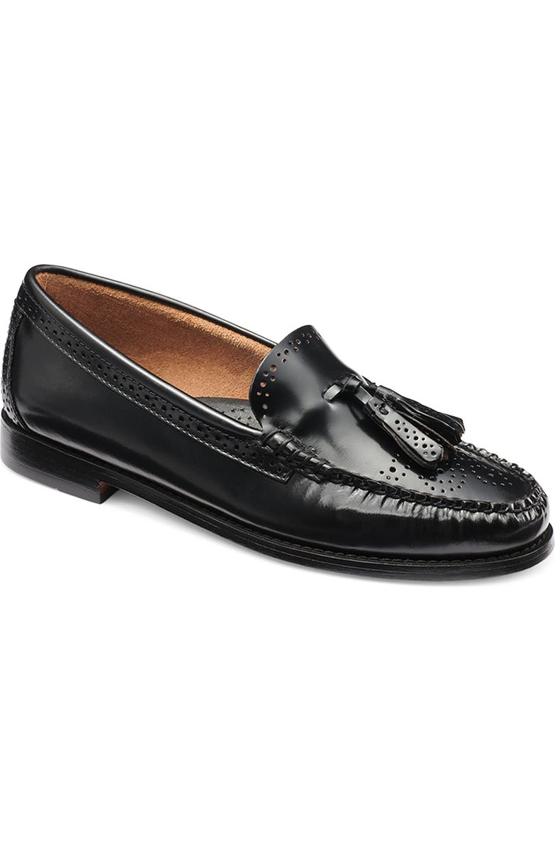 G.H.BASS Estelle Tassel Loafer, Main, color, Black