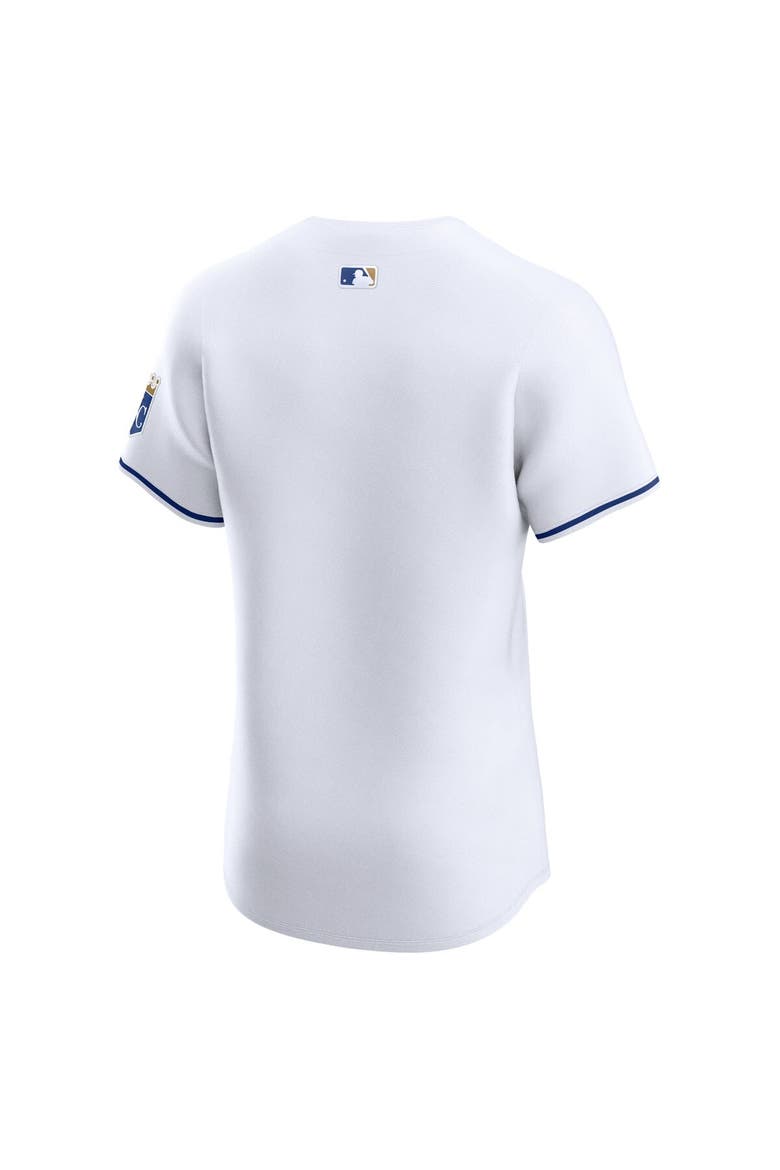 Men's Nike White Kansas City Royals Home Elite Jersey, Alternate, color, White