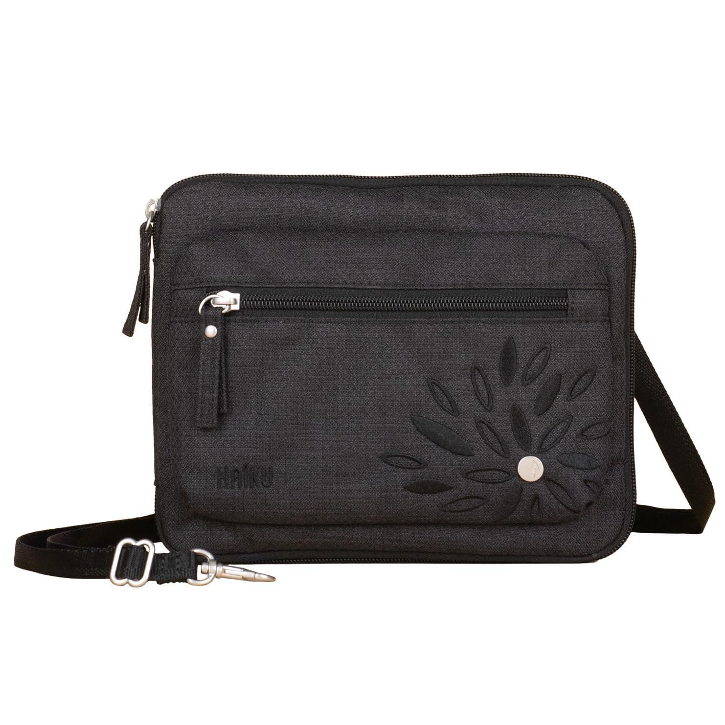 HAIKU Aspire Folio Crossbody, Main, color, Black In Bloom