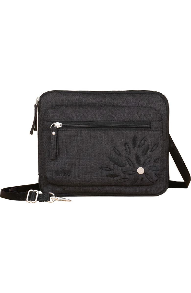 HAIKU Aspire Folio Crossbody, Main, color, Black In Bloom