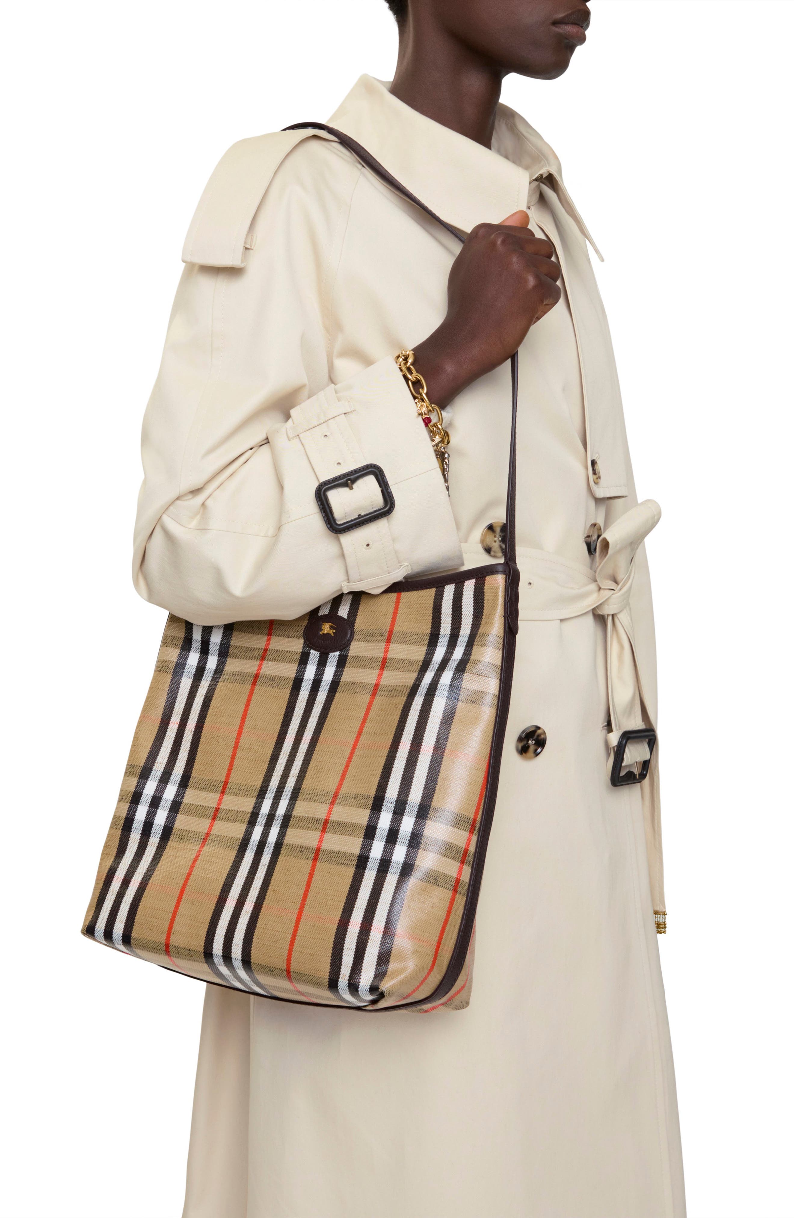 Small Highlands Coated Canvas Crossbody Bag, Alternate, color, SAND