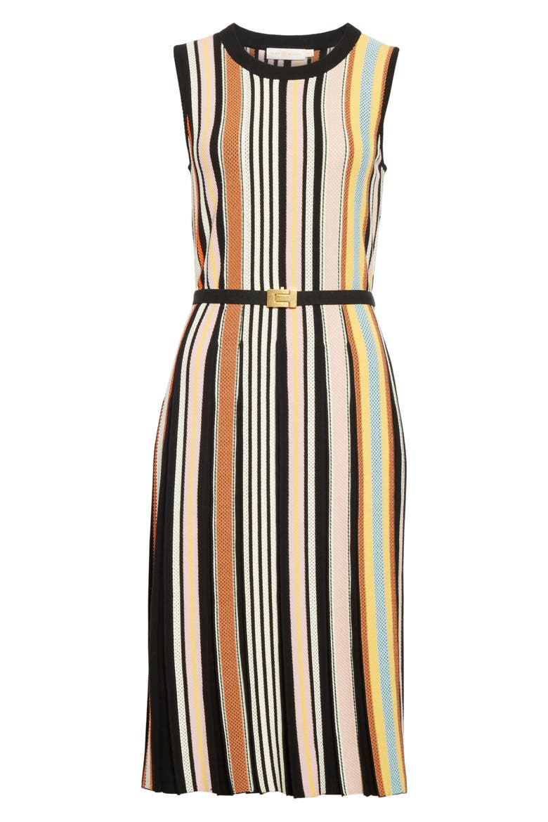 Stripe Sweater Dress, Alternate, color, WEBBING STRIPE