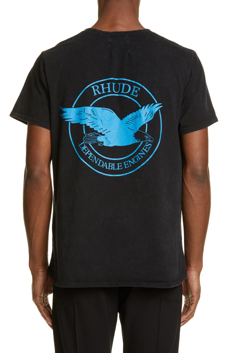 Rhude Engines Graphic T-Shirt, Alternate, color, 