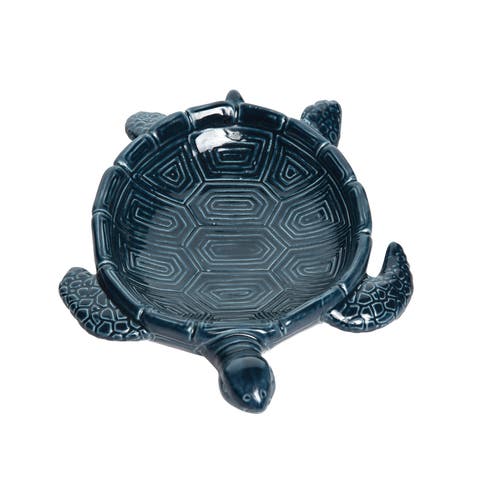 6.5" X 7.76" Decorative Sea Turtle Shaped Dish