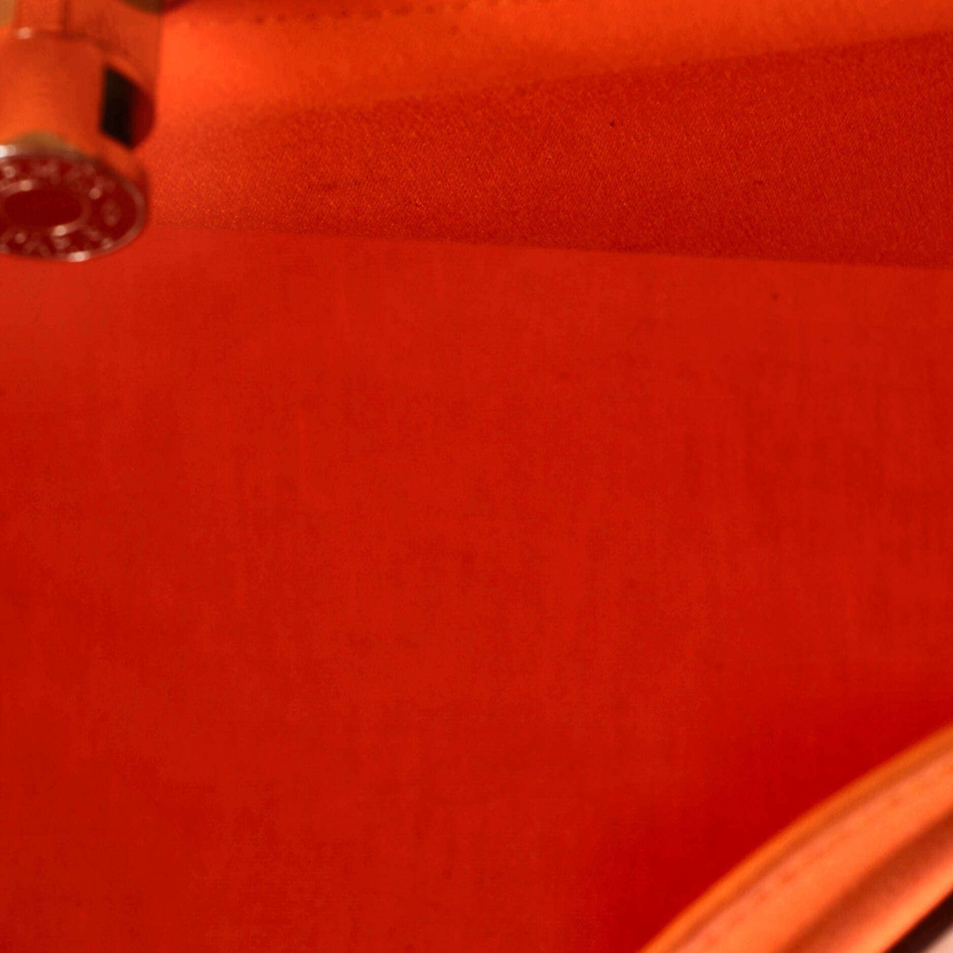 Herbag Zip Leather and Toile 39, Alternate, color, Orange