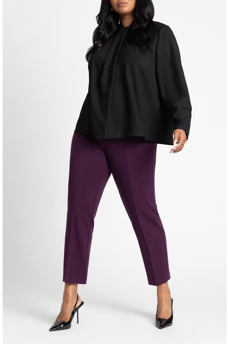 The 365 Semi Stretch Slim Leg Pant, Alternate, color, POTENT PURPLE