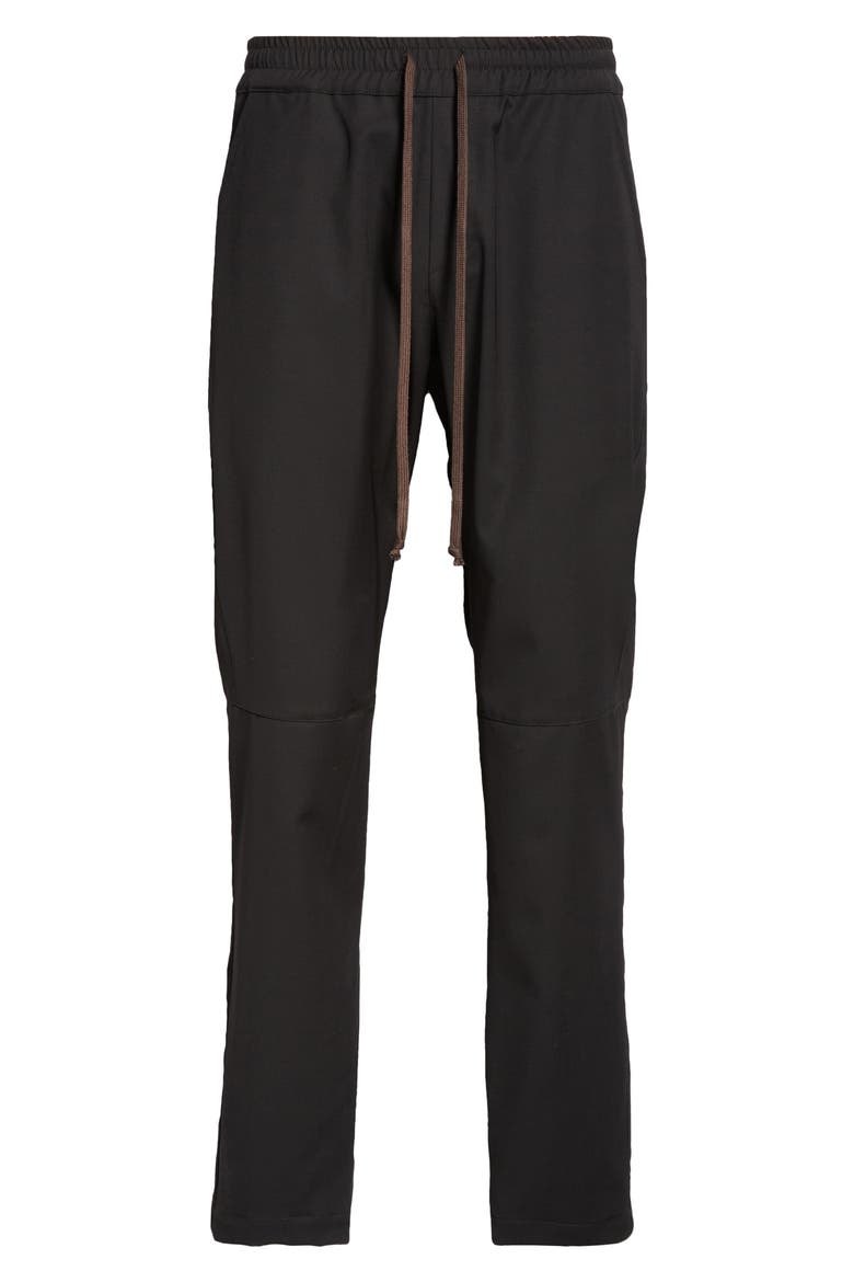 Moto Wool Pants, Alternate, color, BLACK