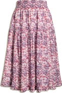 Treasure & Bond Smocked Waist Maxi Skirt