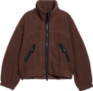 Free People Hit the Slopes Stand Collar Fleece Jacket