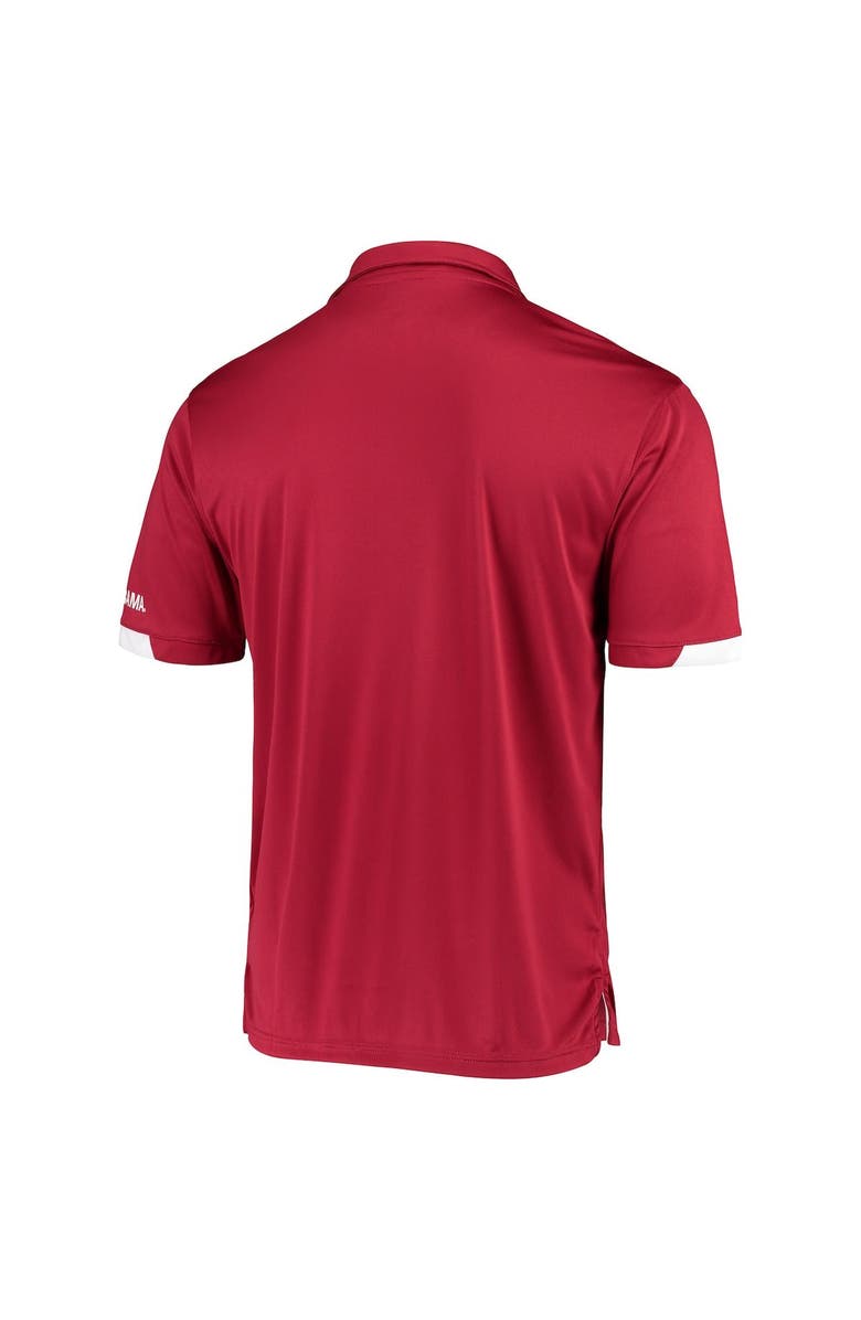 COLOSSEUM Men's Colosseum Crimson Alabama Crimson Tide Santry Lightweight Polo, Alternate, color, Crimson
