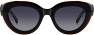 Kate Spade New York capri 50mm gradient cat eye sunglasses