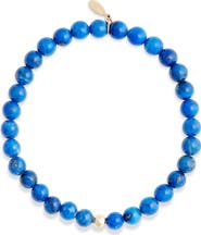 Anzie Boheme Lapis Beaded Stretch Bracelet