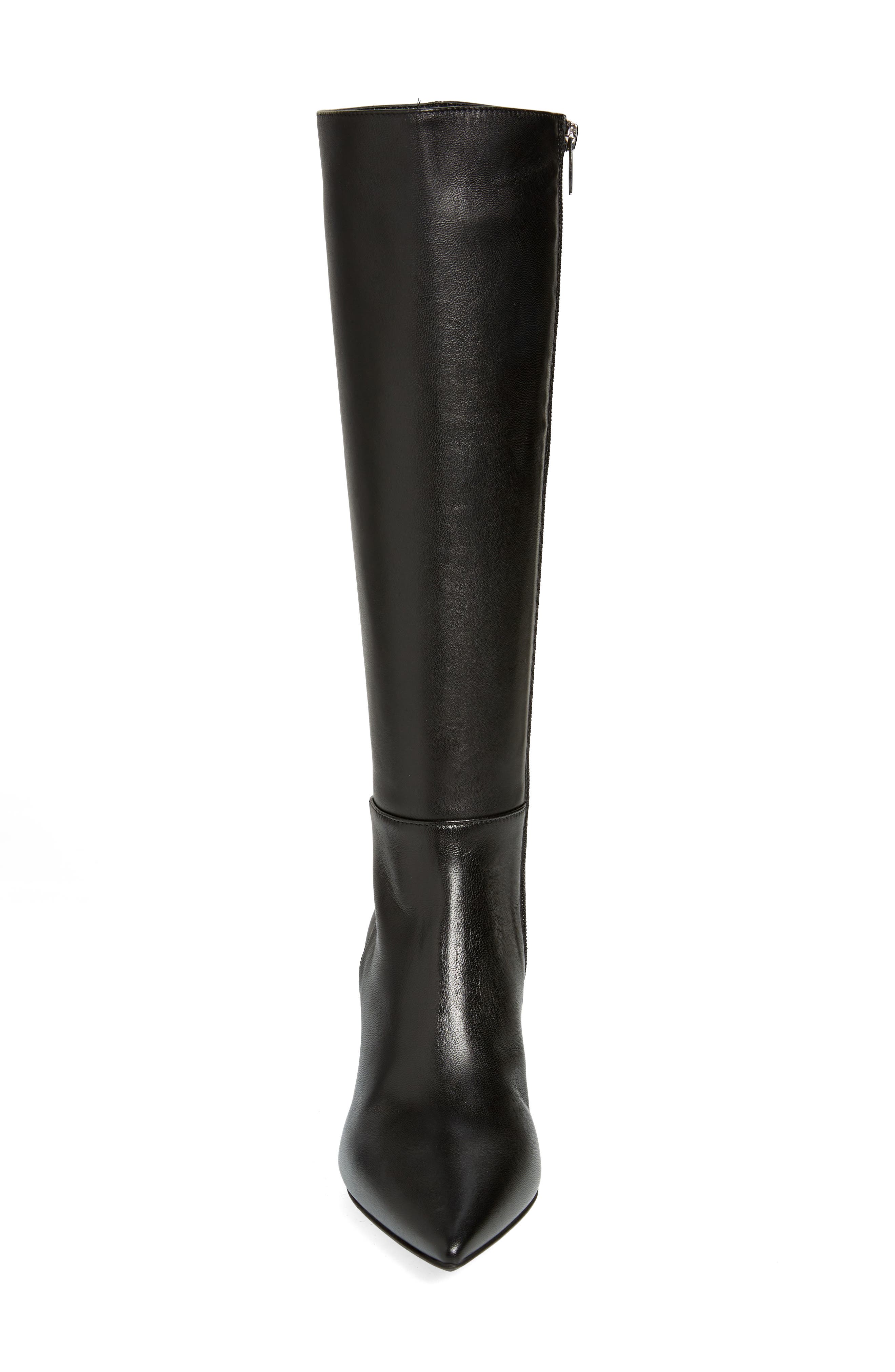 Ide High Leather Boot, Alternate, color, NERO-NERO
