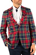 TailorByrd Holiday Tartan Plaid Sport Coat