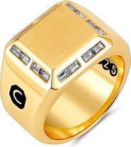 Crislu Men's Signet Ring