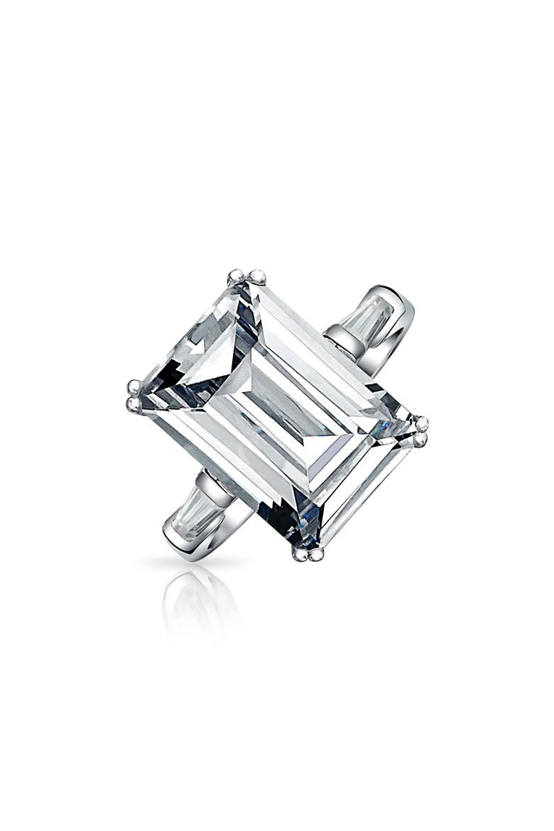 Art Deco Ring, Alternate, color, SILVER