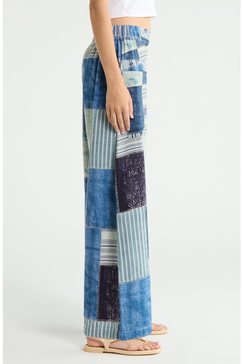 We The Free Symphony Patched Wide Leg Jeans, Alternate, color, RHYTHMS