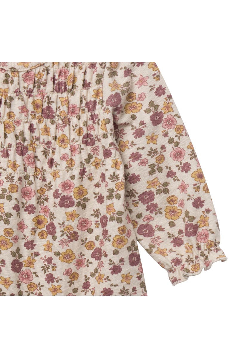 Modern Moments<sup>™</sup> by Gerber Smocked Long Leg Romper, Alternate, color, Rainy Day Floral