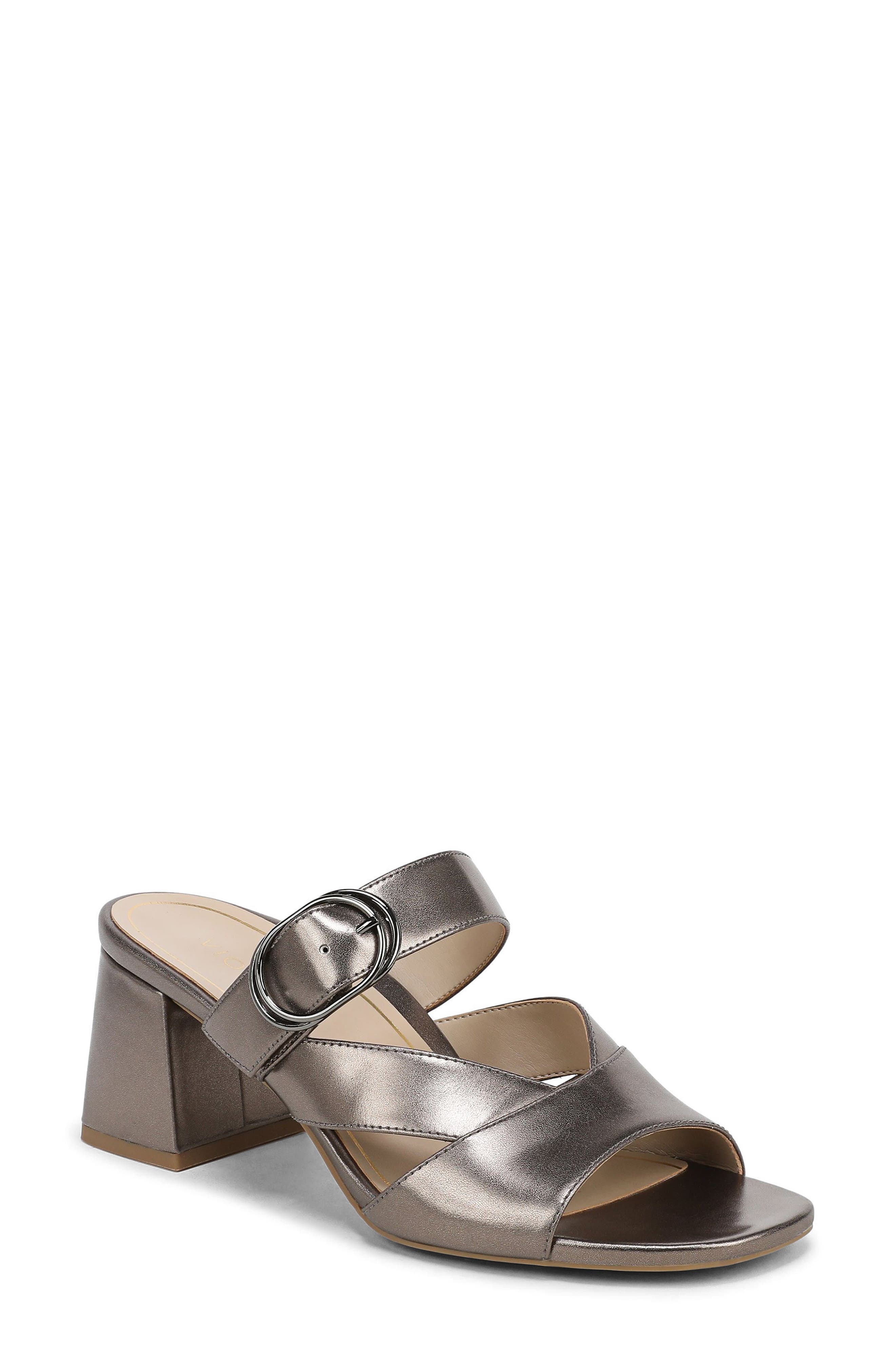 Rosemead Sandal, Main, color, POLLUTED GUNMETAL LEATHER
