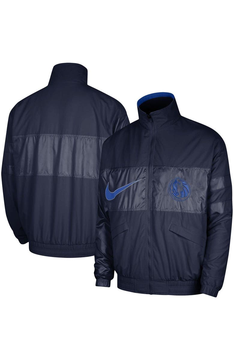Nike Men's Nike Navy Dallas Mavericks Courtside Versus Capsule Full-Zip Jacket, Main, color, Navy