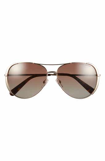 Marc Jacobs 59mm Gradient Polarized Aviator Sunglasses