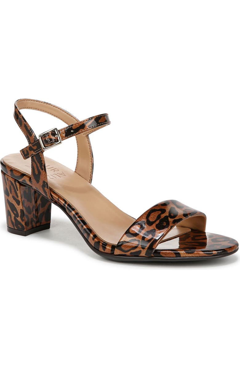 Naturalizer Bristol Sandal - Wide Width Available, Main, color, Leopard Print Faux Leather