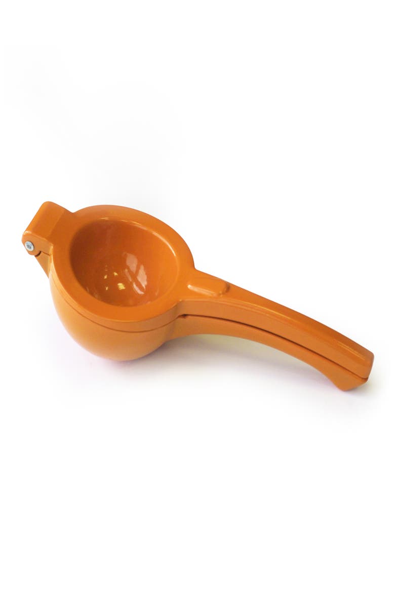 Cast Aluminum Orange Citrus Squeezer, Main, color, ORANGE