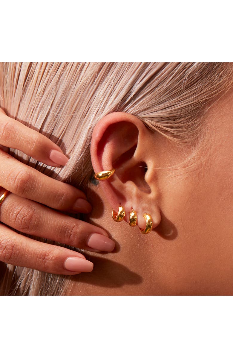 Monica Vinader Siren Mini Huggie Hoop Earrings, Alternate, color, 