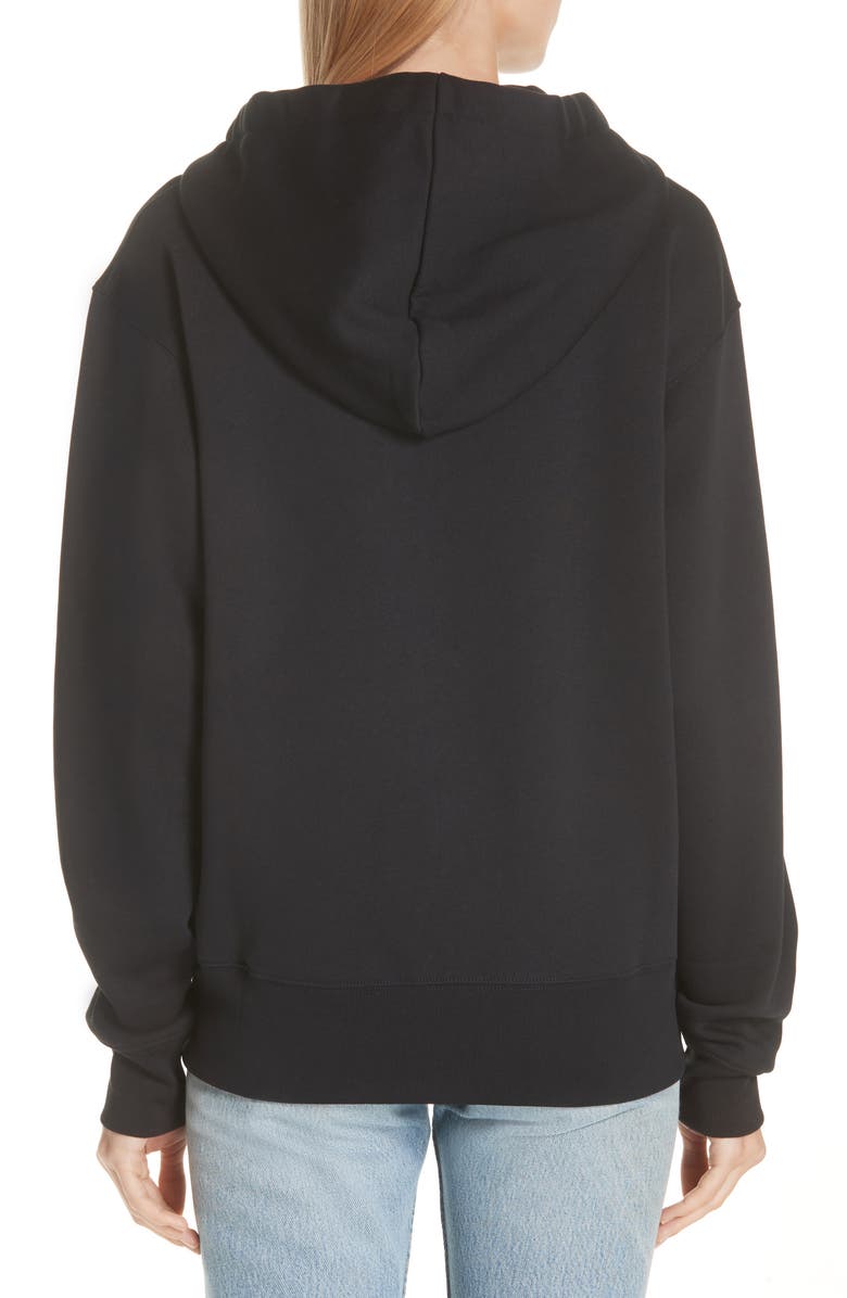 Acne Studios Ferris Face Patch Unisex Zip Hoodie, Alternate, color,