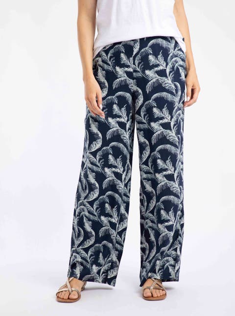 Mounira Printed Wide Leg Trousers