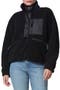 Mixed Media Fleece Zip Jacket