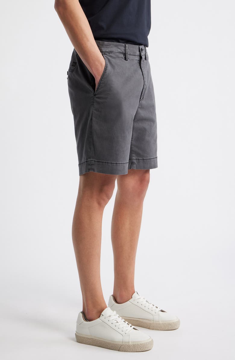 AG Archie Stretch Twill Trouser Shorts, Alternate, color, Sulfur Antique Black