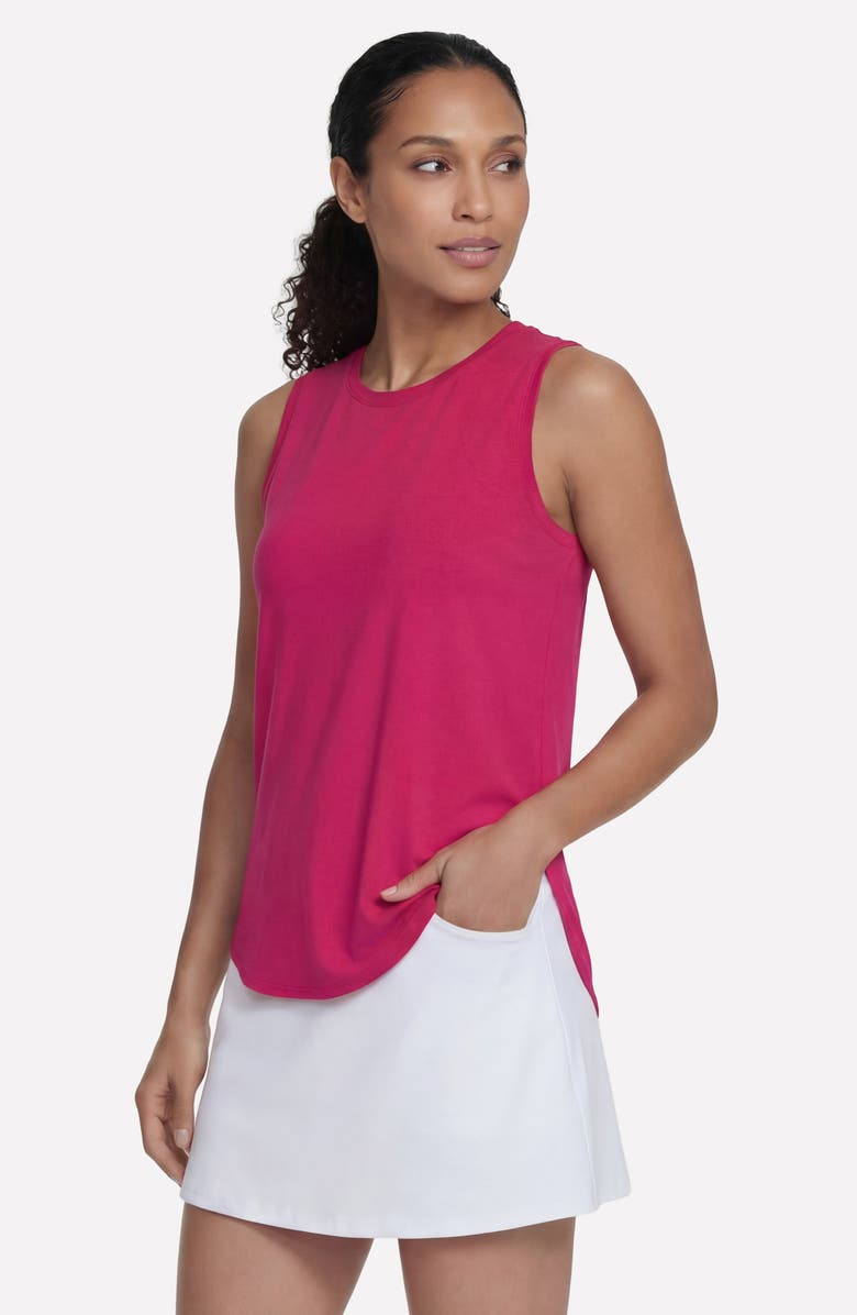 SKECHERS Godri Swift Tunic Tank, Alternate, color, Bright Peony