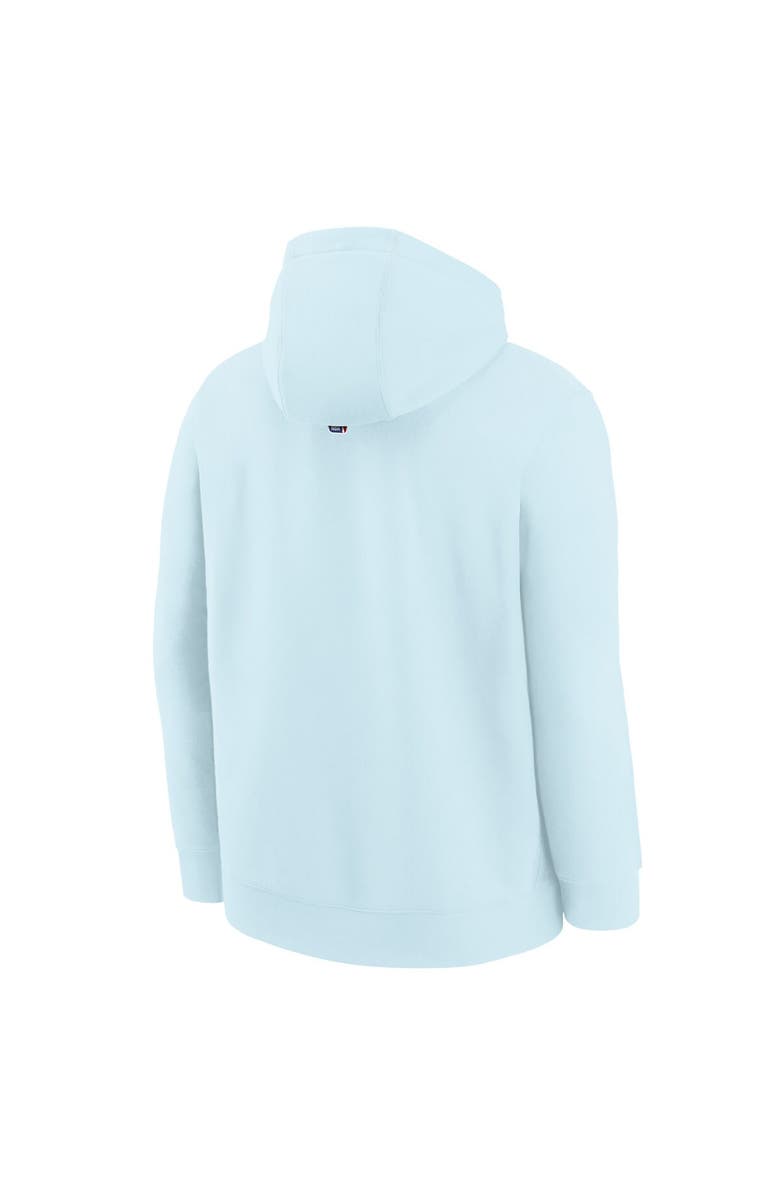 Nike Youth Nike  Light Blue San Antonio Spurs 2024/25 City Edition Club Fleece Pullover Hoodie, Alternate, color, 