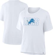 FANATICS Women's Fanatics Ash Detroit Lions Line Em Up T-Shirt