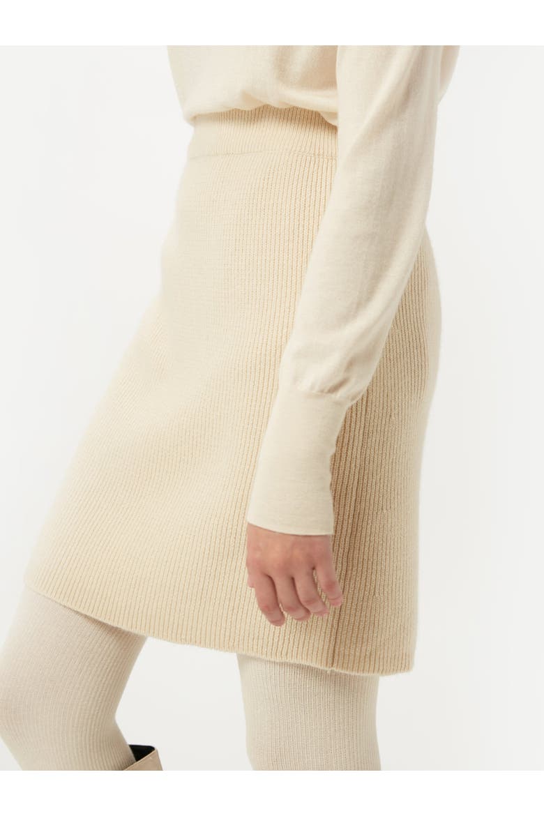 Cashmere Mini Skirt, Alternate, color, off white
