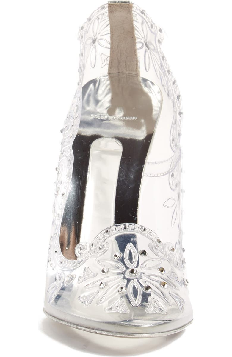 Dolce&Gabbana 'Glass Slipper' Pump, Alternate, color,