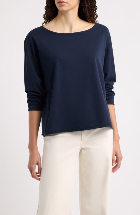 Quinn Long Sleeve Crewneck T-Shirt