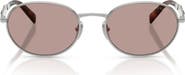 Prada PR D57S 54mm Oval Sunglasses
