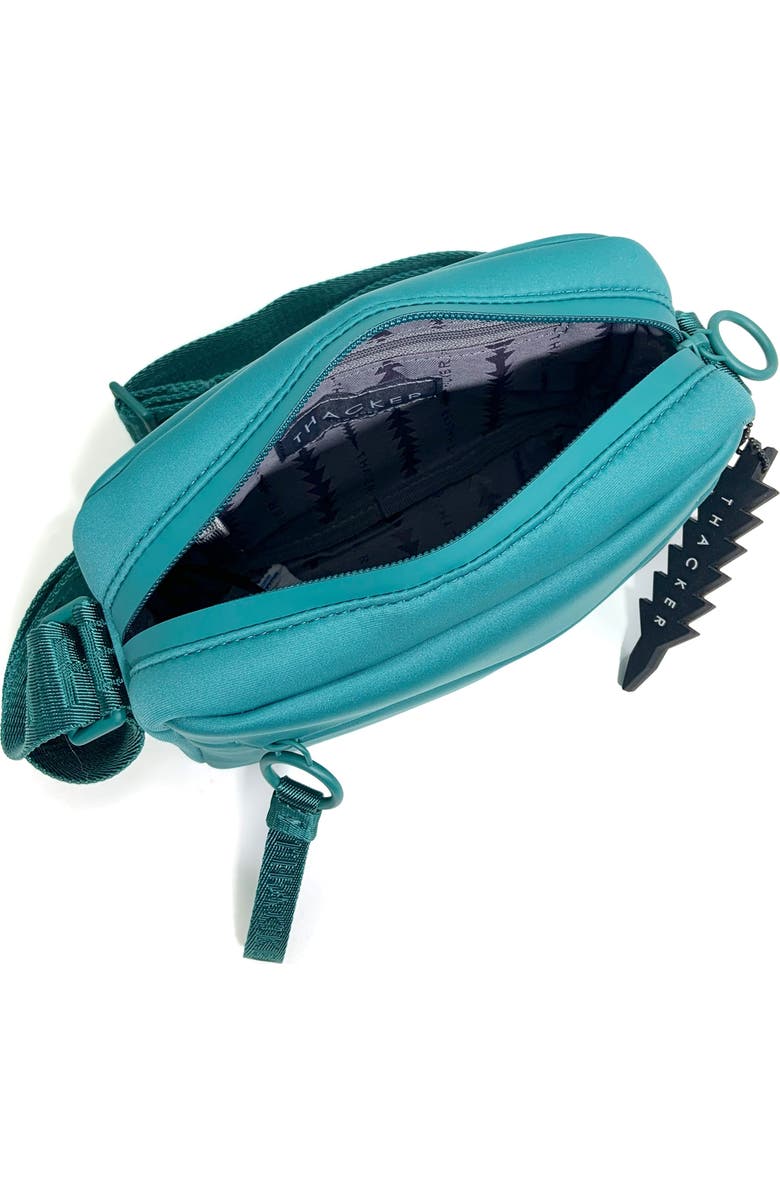 Thacker Ella Phone Zip Crossbody Bag, Alternate, color, Teal